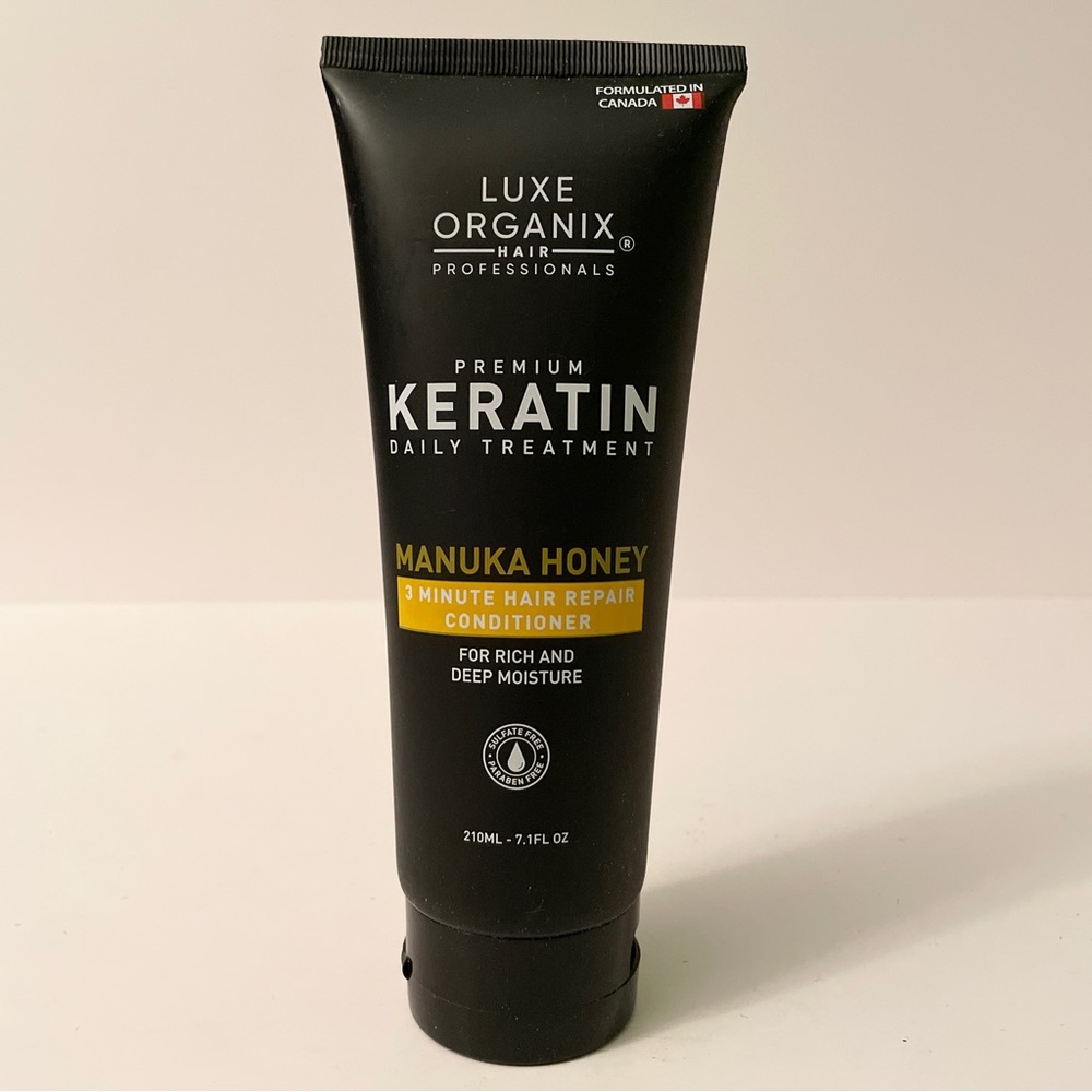 Luxe Organix Premium Keratin Manuka Honey 3 Minute Hair Repair Conditioner NOS